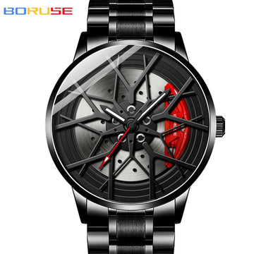 BORUSE Luxury Stainless Steel Watch